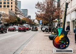 "Vibrancy", scultura di Craig Hein a Austin, Texas. Si trova nei pressi della strada sul lato est della 4th e Congress - © Avaniks / Shutterstock.com