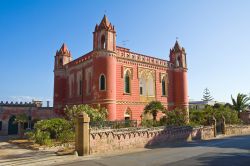 Villa Mellacqua, una delle costruzioni caratteristiche di Santa Maria di Leuca in Puglia.