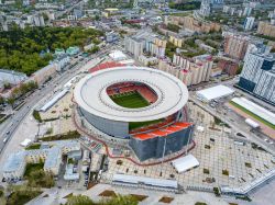 Vista aerea dello stadio di Ekaterinburg una delle arene protagoniste dei Mondiali di Calcio 2018 in Russia - © Maykova Galina / Shutterstock.com