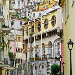 Vista del centro storico di Salerno in Campania