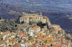 Vista panoramica della cittadina di Muro Lucano in Provincia di Potenza, Basilicata