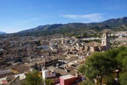 Vista panoramica di Caravaca de la Cruz, siamo nella regione Murcia, in Spagna