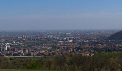 Vista panoramica di Casalecchio di Reno alla Periferia ovest di Bologna