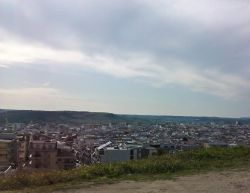 Il panorama della città di Gravina in Puglia, provincia di Bari.
