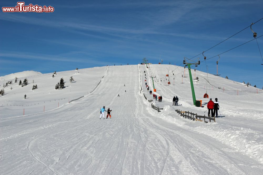 Immagine Pista innevata a St. Oswald - Bad Kleinkircheim, Carinzia, Austria.