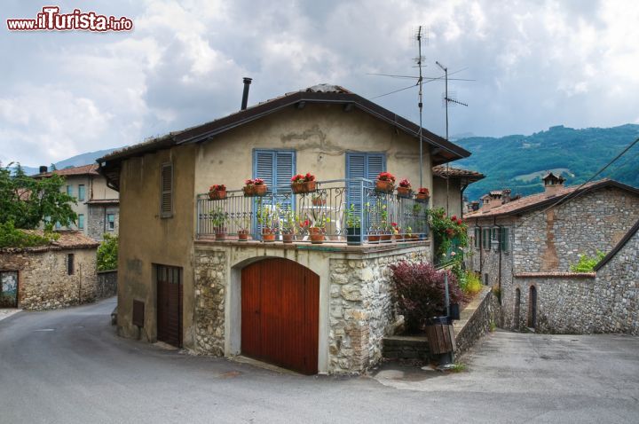 Immagine Una pittoresca veduta del borgo di Bobbio, Piacenza, Emilia Romagna.
