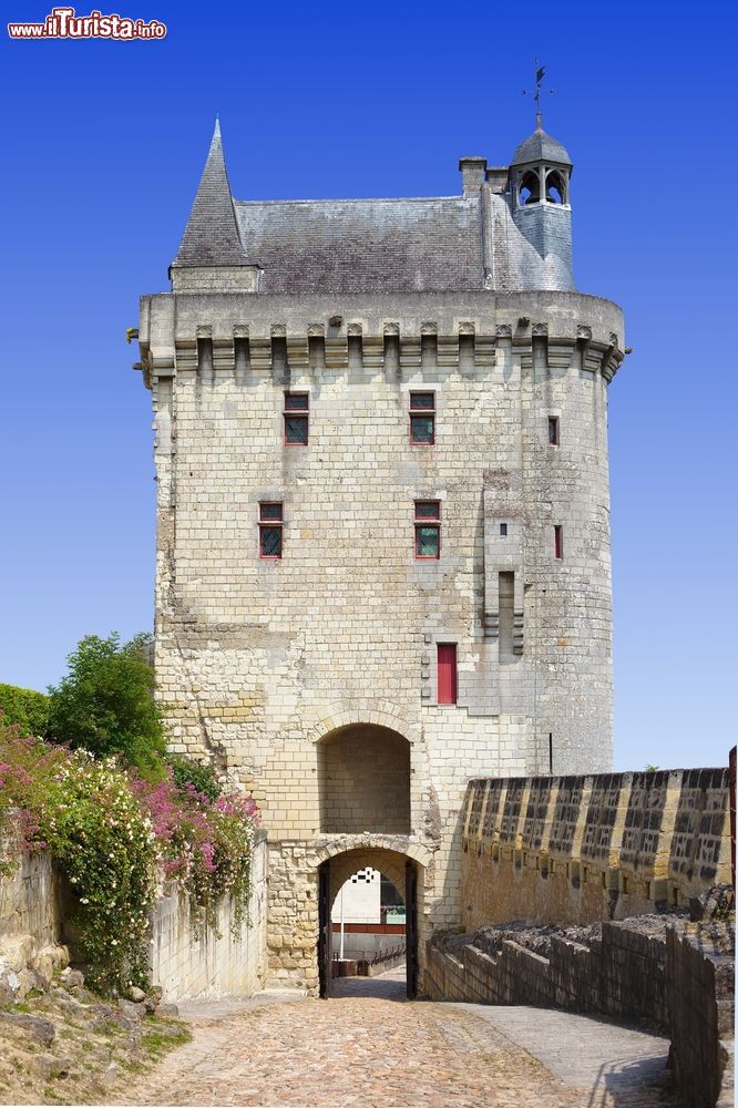 Immagine Porta di accesso alla fortezza di Chinon, uno dei Castelli della Loira in Francia.