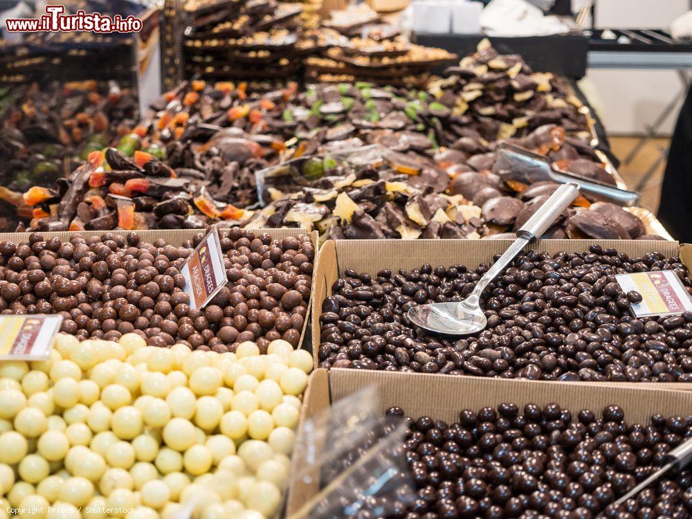 Immagine Praline di cioccolato a Cioccoshow in Piazza Maggiore a Bologna, Emilia-Romagna - © PriceM / Shutterstock.com