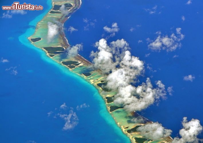 Immagine Vista aerea di Rangiroa, Polinesia francese