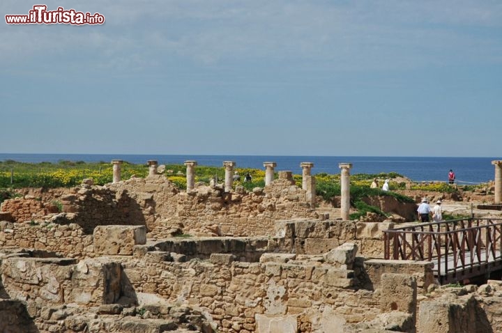 Immagine Accanto alla Paphos moderna, nella parte sud-occidentale di Cipro, sorge l'antica Paphos. Insediamento votato al culto di Afrodite, cui era dedicato un tempio risalente al XII secolo a.C, è ancora ricco di reperti archeologici tra cui ville, palazzi, teatri, fortezze e sepolcri di età classica, sia greci che romani. L'UNESCO l'ha inclusa tra i Beni Patrimonio dell'Umanità.