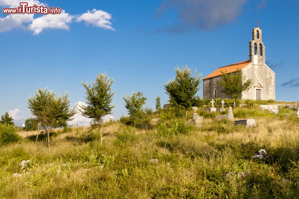 Immagine Resti di un santuario sulla collina nei pressi di Niksic, Montenegro.