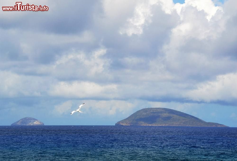 Immagine Round Island e Serpent Island al largo dell'isola di Mauritius - © Algonkins - Wikipedia