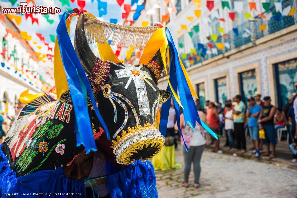 Immagine Sao Luis, stato di Maranhao (Brasile): la festa dei tori si svolge nella seconda metà del mese di giugno. Ha radici afro, indiane e portoghesi - © Ksenia Ragozina / Shutterstock.com