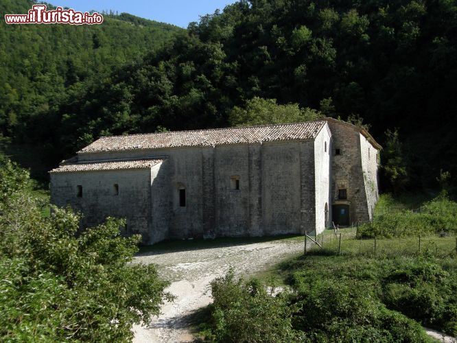 Immagine Abbazia di Santa Maria di Sitria, si trova a Scheggia e Pascelupo, sulle pendici del Monte Cucco 