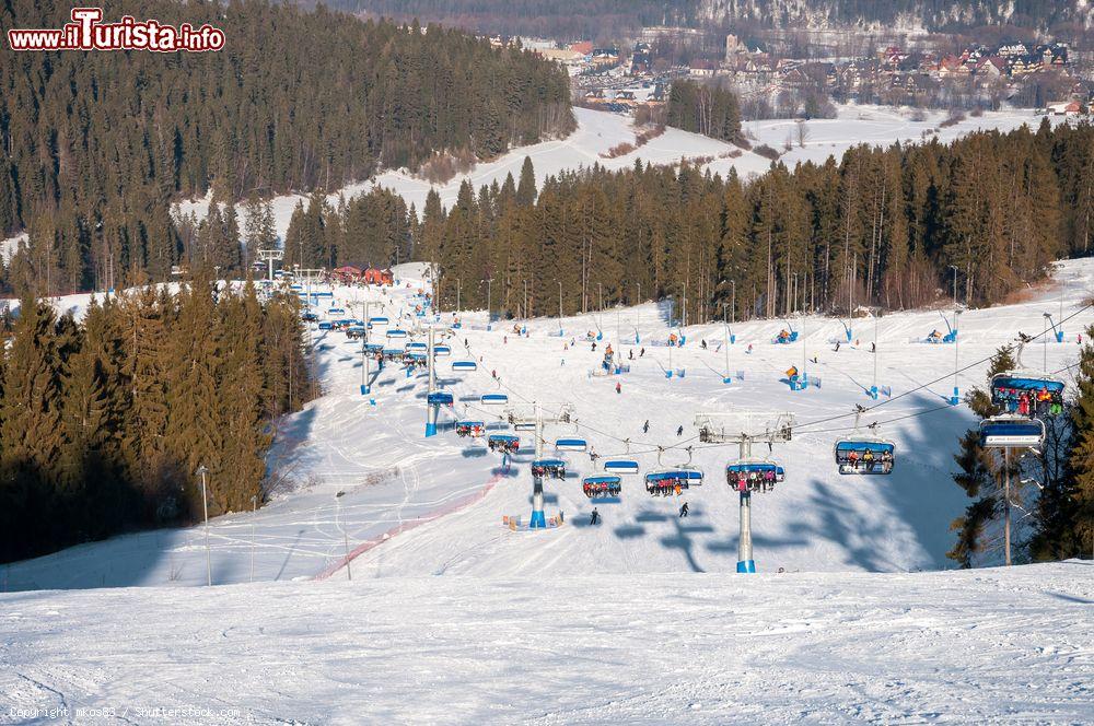 Immagine Sci nel resort Kotelnica Bialczanska vicino a Bialka Tatrzanska sui Monti Tatra - © mkos83 / Shutterstock.com