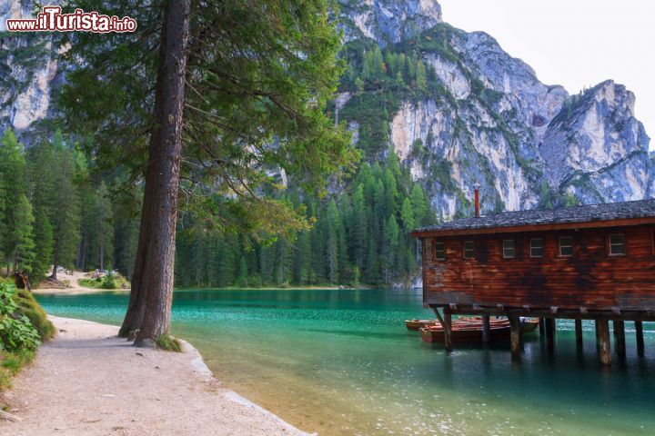 Immagine Scorcio del Lago di Braies nelle Dolomiti dell'Alto Adige - © Barat Roland / Shutterstock.com