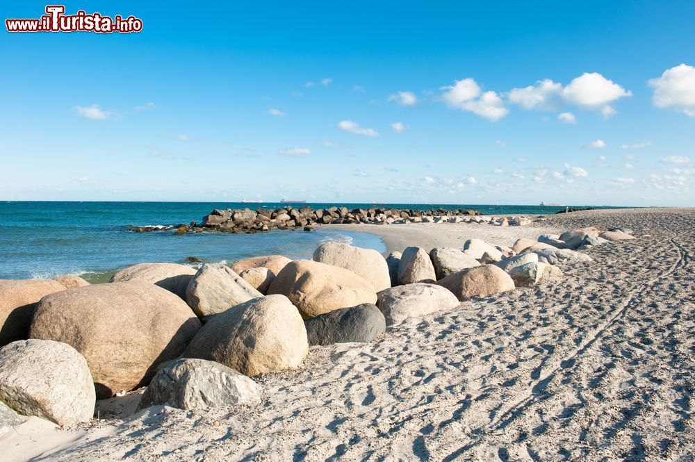 Immagine Uno scorcio della spiaggia di Skagen in estate, Danimarca.