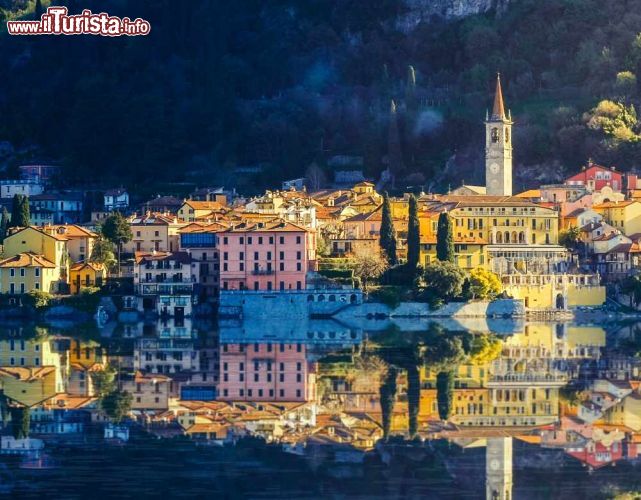 Immagine Scorcio fotografico del villaggio di Varenna, Lombardia. Questa affascinante cittadina oggi lega il proprio nome al settore turistico ma non per questo dimentica il suo passato legato alla pesca e all'estrazione del marmo nero - © SAHACHATZ / Shutterstock.com