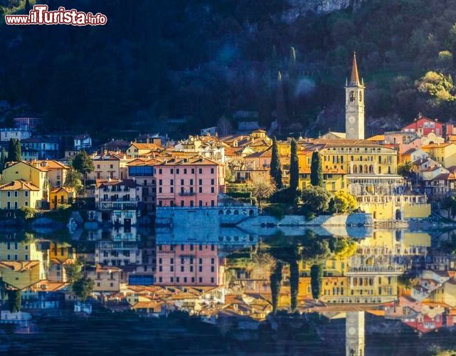 Immagine Scorcio fotografico del villaggio di Varenna, Lombardia. Questa affascinante cittadina oggi lega il proprio nome al settore turistico ma non per questo dimentica il suo passato legato alla pesca e all'estrazione del marmo nero - © SAHACHATZ / Shutterstock.com