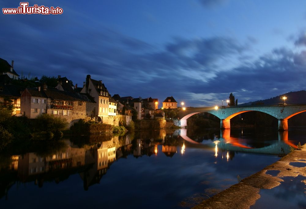 Immagine Scorcio serale di Argentat in Francia