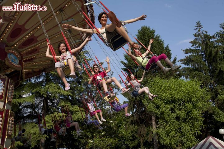 Immagine Le Sedie Ballerine, una divertente giostra nel parco divertimenti di Leolandia a Capriate San Gervasio