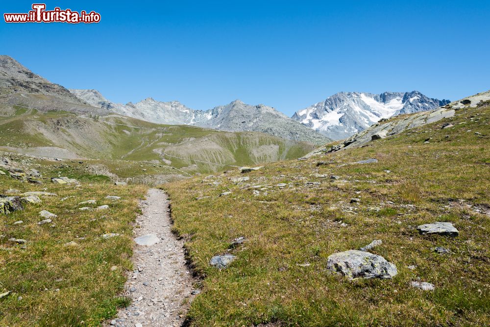 Immagine Sentiero per camminate in Val Thorens, Saint-Martin-de-Belleville (Francia).