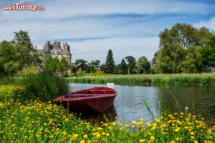 Immagine Uno scorcio dei giardini del castello di Brissac-Quincé, una delle fortezze lungo la Loira in Francia - © Oleg Bakhirev / Shutterstock.com