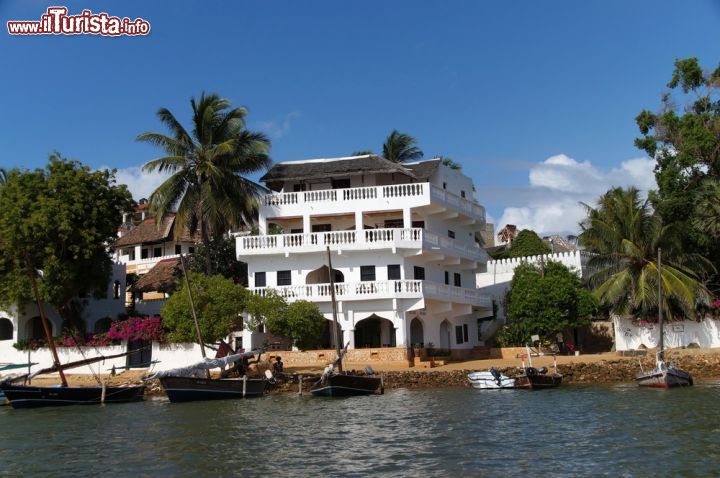 Immagine Shela: un paradiso di mare e palme nel sud di Lamu - il villaggio di Shela, famoso per la bellissima spiaggia, è situato nel sud dell'isola di Lamu. Le origini di questa piccola porzione di isola sono sconosciute ma si pensa sia stata fondata da alcuni abitanti della vicina isola di Manda. Al giorno d'oggi, Shela rappresenta il cuore turistico dell'isola grazie ai bellissimi resort e ristoranti di lusso in stile occidentale. - © Przemyslaw Skibinski / Shutterstock.com