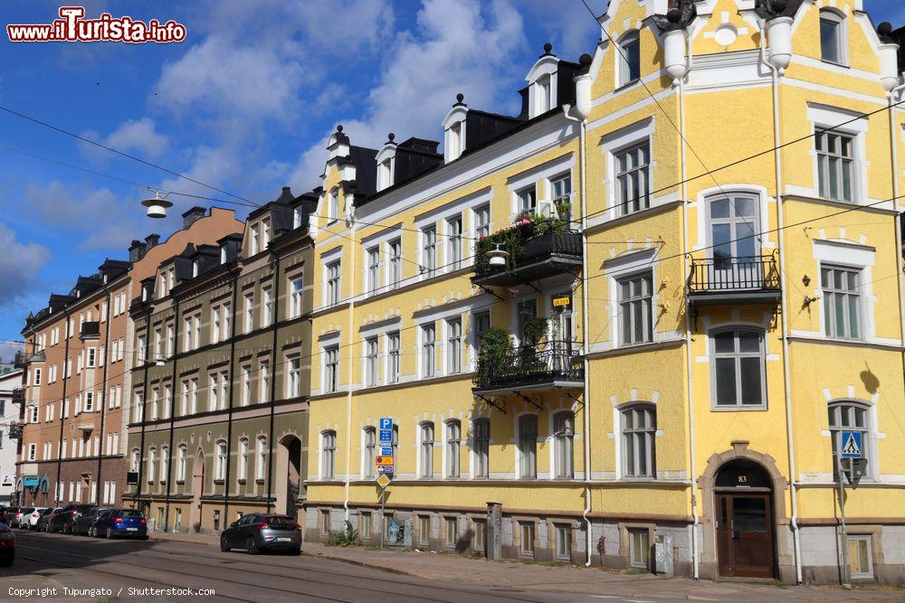 Immagine Street view con antichi palazzi a Norrkoping, Svezia - © Tupungato / Shutterstock.com