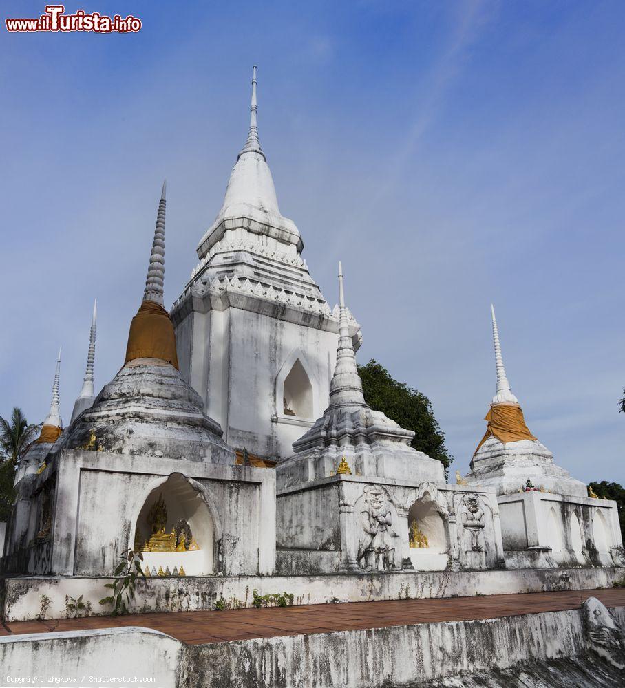 Immagine Il tempio Wat Phu Kao Noi ("Small Mountain Sanctuary") a Tong Sala, isola di Pha Ngan, Thailandia. E' il più antico tempio e centro di meditazione buddhista dell'isola. Sorge su una piccola collina non lontana da Wat Ampava - © zhykova / Shutterstock.com