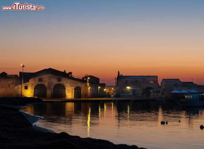 Immagine Tonnara e borgo marinaro di Marzamemi, Sicilia  - Costruita nel XVI° secolo, la tonnara di Marzememi è una delle più antiche e importanti della Sicilia orientale. L'ambiente che un tempo serviva come ricovero per le grandi barche della tonnara, chiamate scieri, è diventata la loggia, un'unica grande sala di 750 metri quadrati attraversata da arcate di tufo e affacciata sul mare e sul porticciolo dei pescatori © Marco Ossino / Shutterstock.com