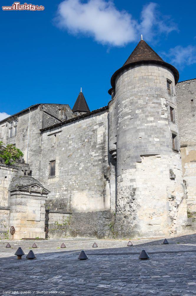 Immagine Torre angolare del castello di Valois a Cognac, Francia: si tratta di uno dei più importanti edifici medievali della città - © gumbao / Shutterstock.com