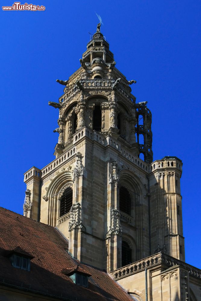 Immagine Torre campanaria della Kilianskirche a Heilbronn, Baden-Wurttemberg, Germania.