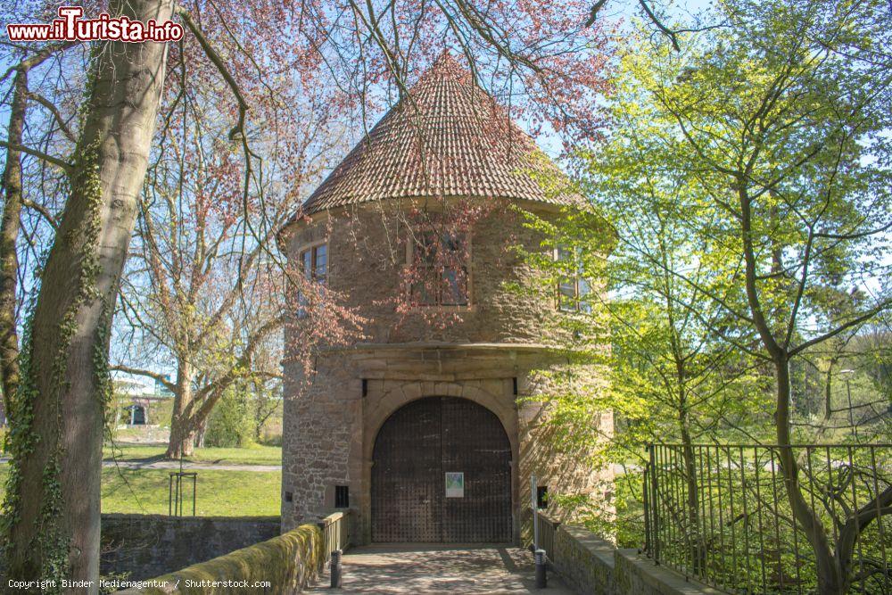 Immagine Torretta d'ingresso al castello Branninghausen nel parco di Romberg, Dortmund (Germania) - © Binder Medienagentur / Shutterstock.com