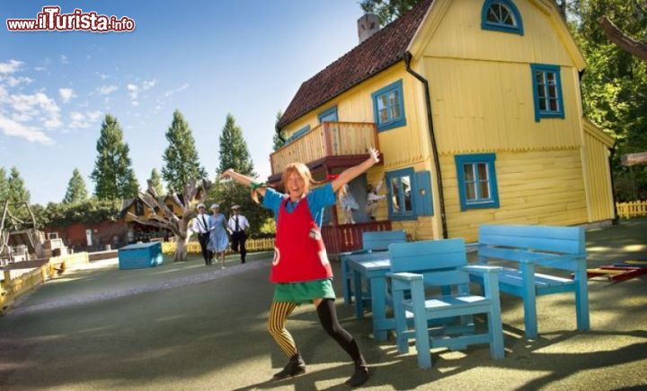 Immagine I personaggi creati da Astrid Lindgren prendono vita nel parco letterario per bambini a lei dedicato. La scrittrice si impegnò in prima persona per la sua realizzazione negli anni Ottanta - foto © Astrid Lindgren's World