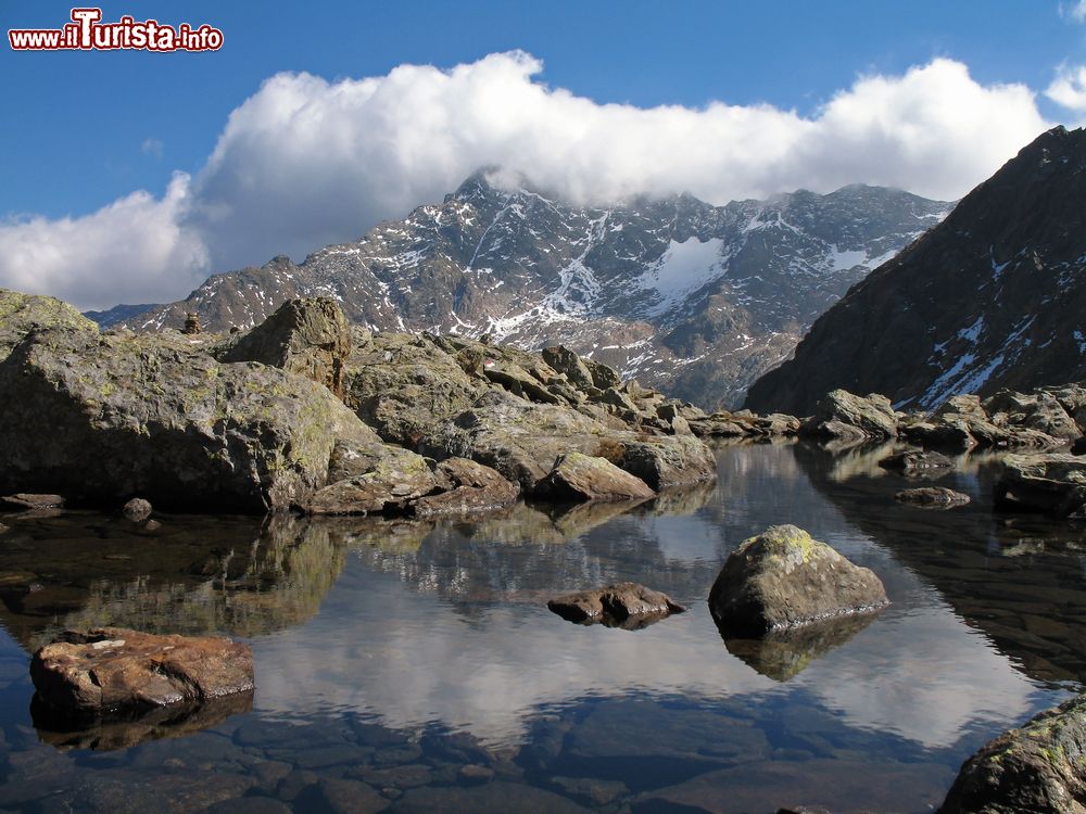 Immagine Trekking nella valle di Stubai, alpi del Tirolo in Austria.