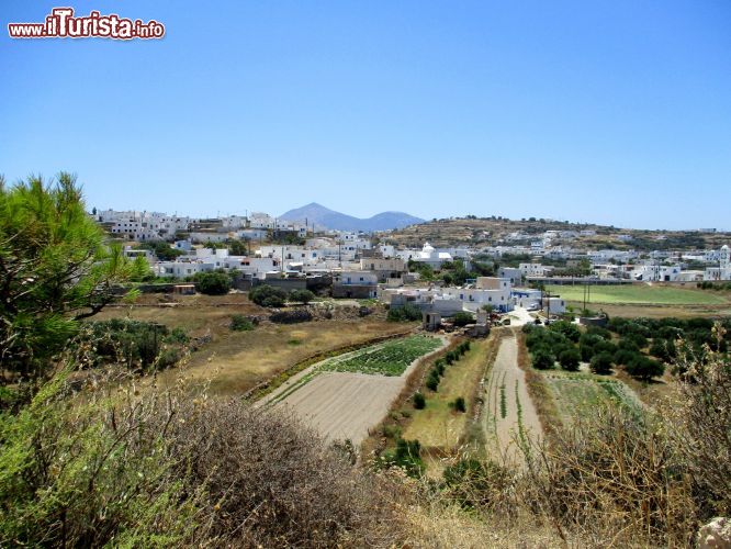 Immagine Triovasalos, Milos: questa cittadina, insieme alla località di Pera Trivasalos e la capitale Plaka, forma di fatto un unico nucleo urbano nel nord dell'isola di Milos.