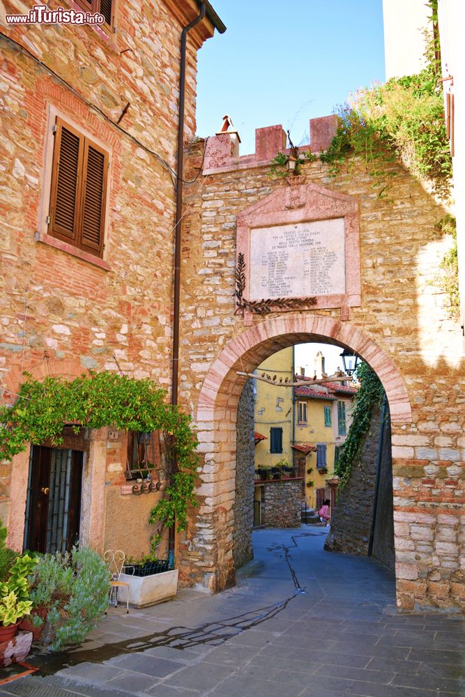 Immagine Un arco nel cuore del borgo di Sassetta in Toscana