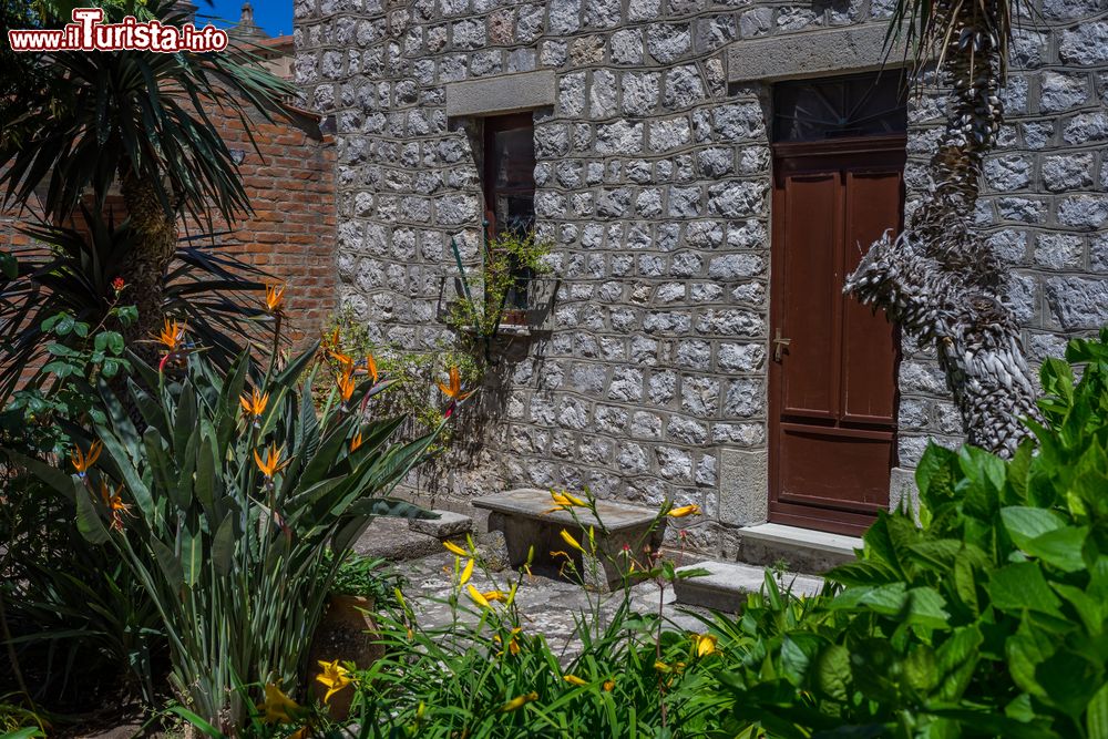 Immagine Un giardino di una casa del villaggio di Novara di Sicilia, Italia