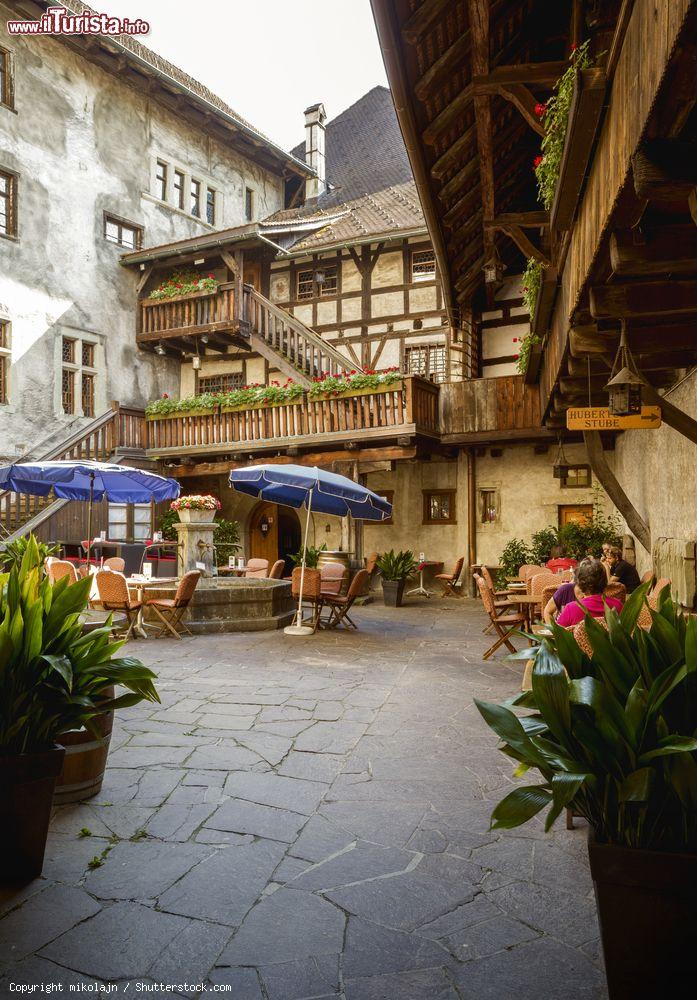 Immagine Un grazioso scorcio della cittadina di Bludenz, Austria, con edificio a graticcio - © mikolajn / Shutterstock.com