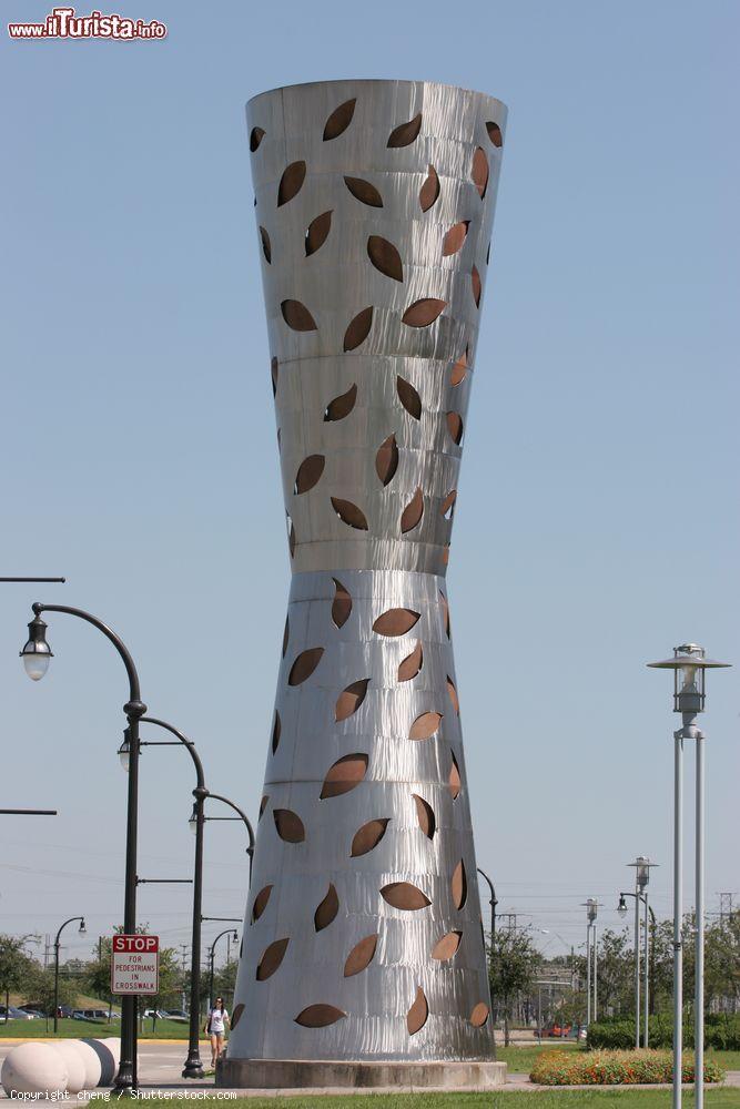 Immagine Un monumento di arte moderna nel centro di Houston, Texas (USA) - © cheng / Shutterstock.com