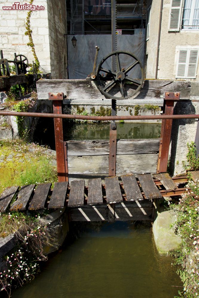 Immagine Un piccolo ponticello in legno nelle campagne di Pau, Francia.