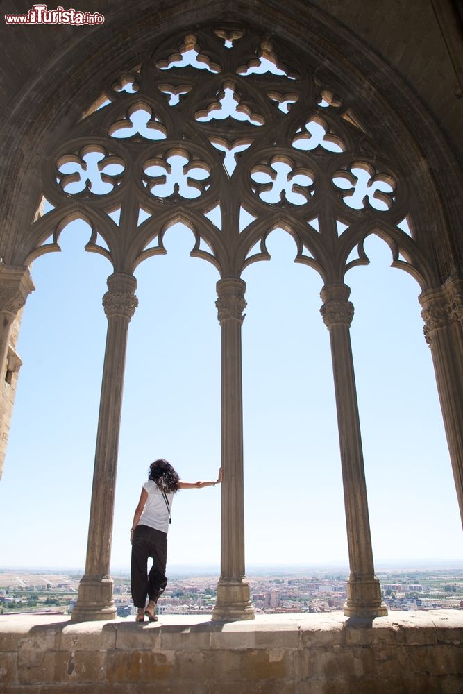 Immagine Un pittoresco angolo della città di Lerida, Catalogna, Spagna.