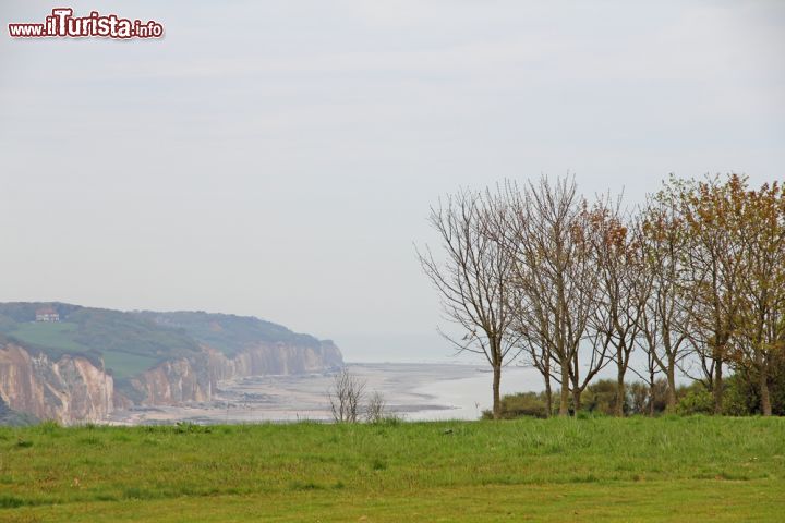 Immagine Un tratto della costa d'Alabastro nei pressi di Dieppe, Alta Normandia, Francia. Splendide falesie bianche fiancheggiate da spiagge di ciottoli caratterizzano i 130 chilometri su cui si estende la Costa d'Alabastro - © 242997745 / Shutterstock.com