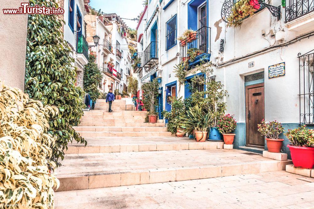 Immagine Un vicoletto del centro storico di Alicante, Costa Blanca, Spagna - © Veja / Shutterstock.com