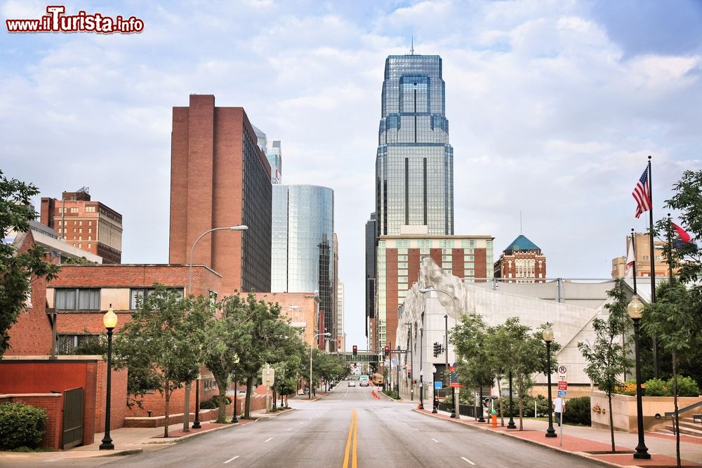 Immagine Una bella skyline della città di Kansas City, Missouri.