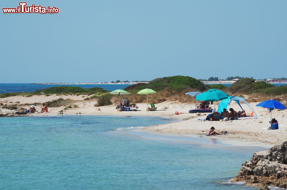 Immagine Una bella spiaggia presso la Marina di Salve in Salento, costa ionica della Puglia