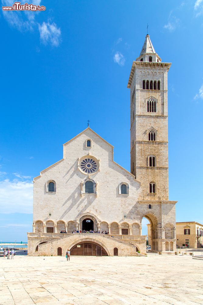 Immagine Una bella veduta panoramica della cattedrale di San Nicola Pellegrino, Trani, Puglia.