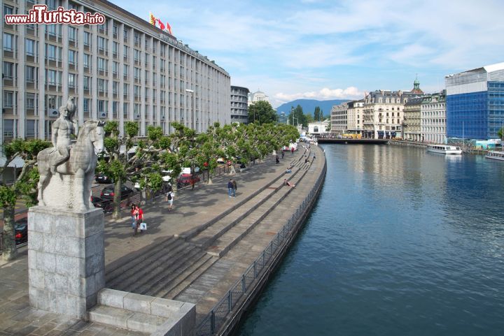 Immagine Una bella veduta panoramica di Ginevra, Svizzera.