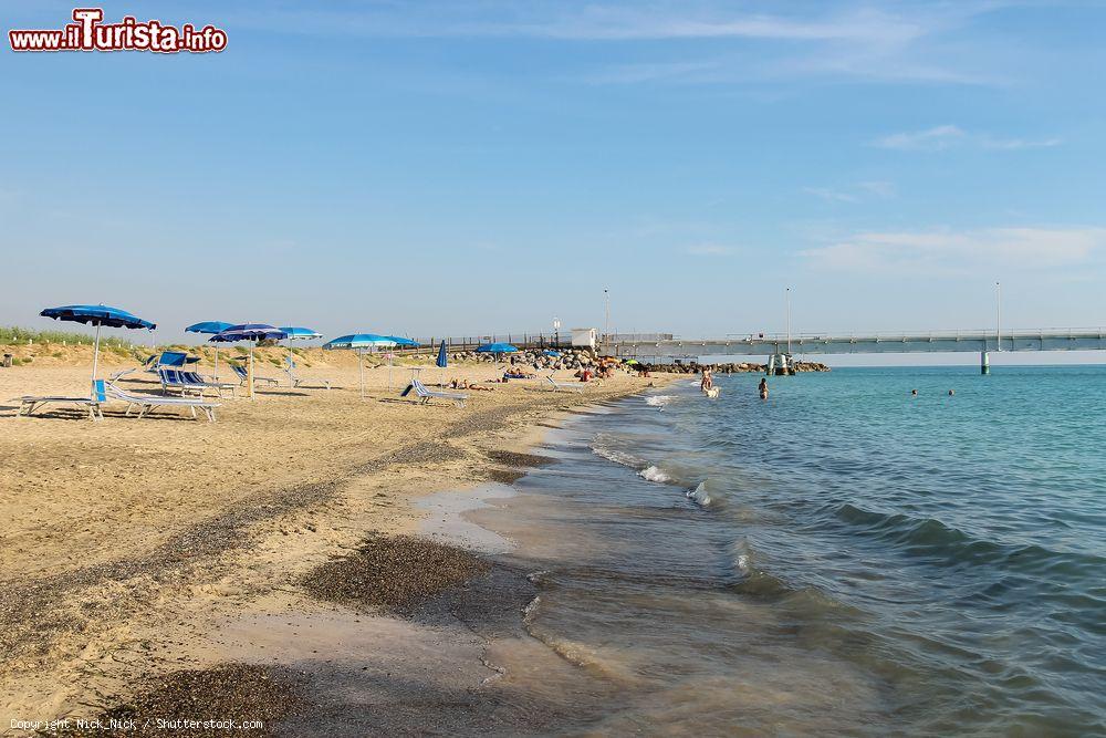 Immagine Una delle spiagge sabbiose della costa toscana di Vada, provincia di Livorno. Siamo nel tratto noto con il nome di Pietrabianca  - © Nick_Nick / Shutterstock.com